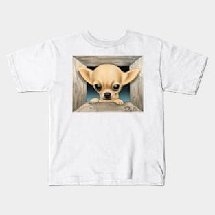 "Monkey" The Adorable Applehead Chihuahua Kids T-Shirt